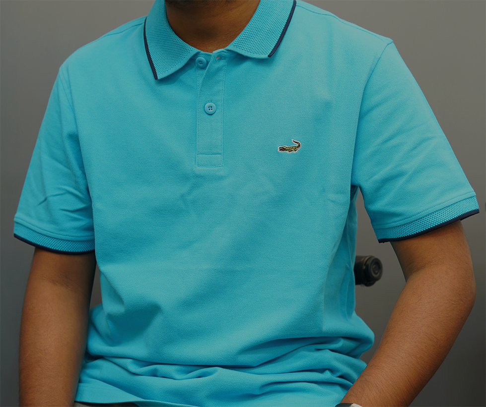 Crocodile Solid Polo T-Shirt