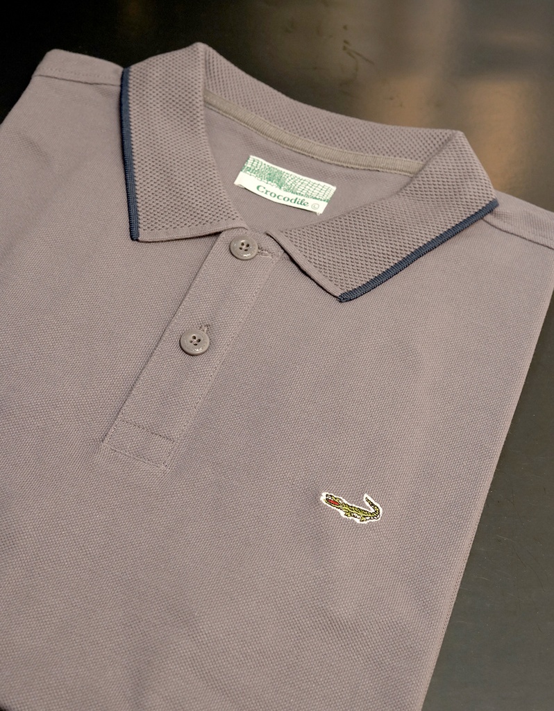 Crocodile Solid Polo T-Shirt