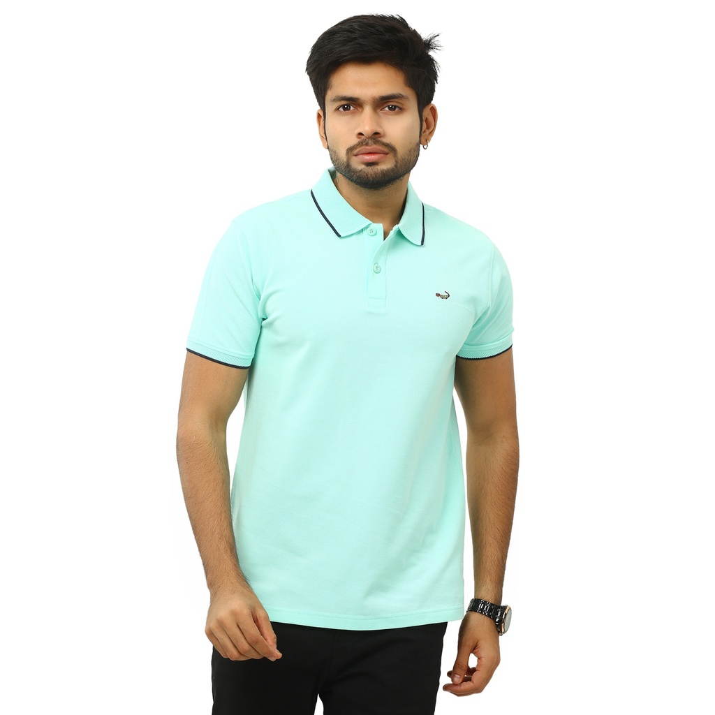 Crocodile Solid Polo T-Shirt