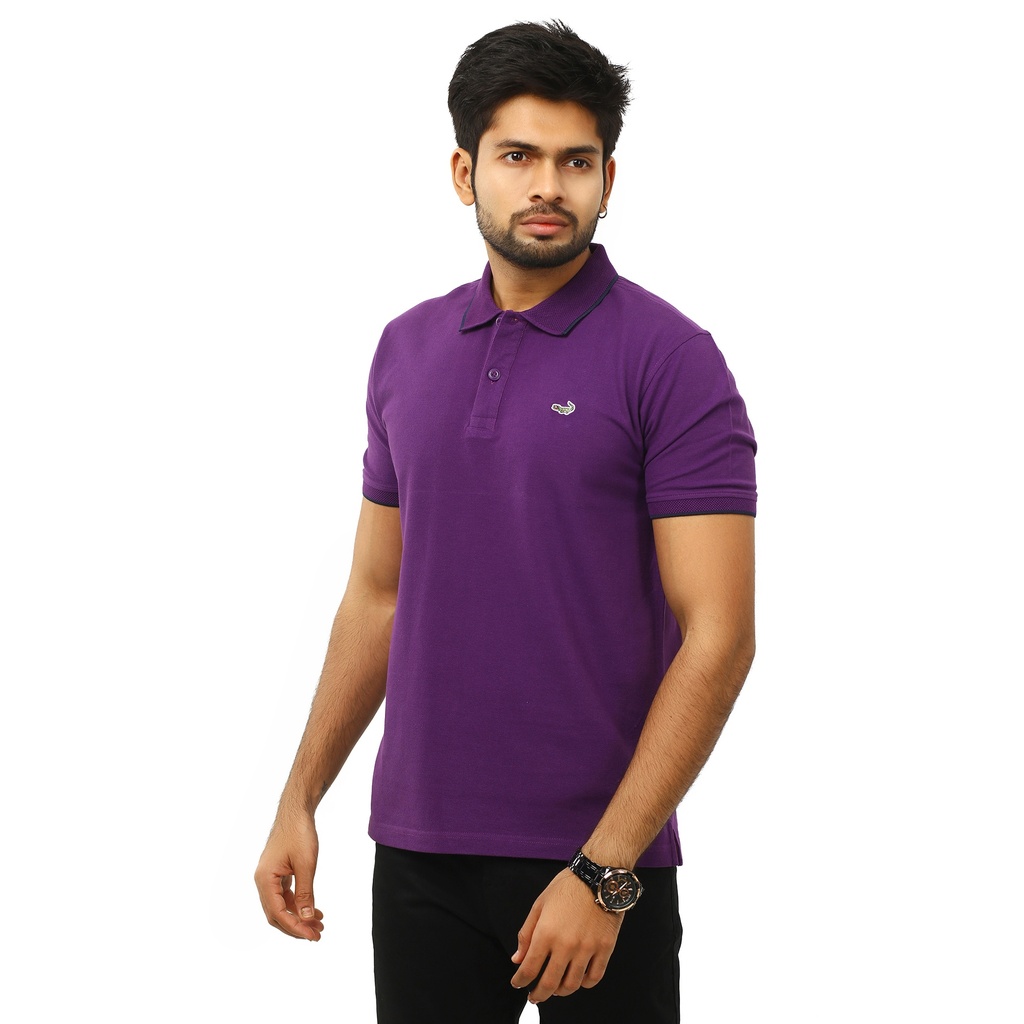 Crocodile Solid Polo T-Shirt