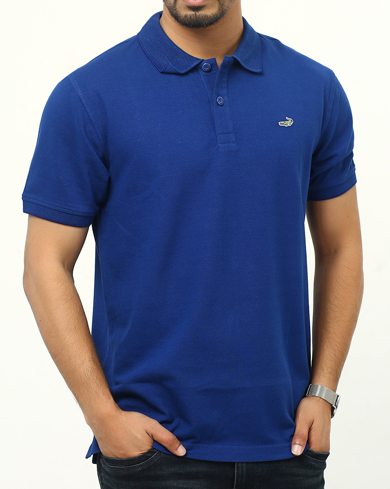 Crocodile Solid Polo T-Shirt