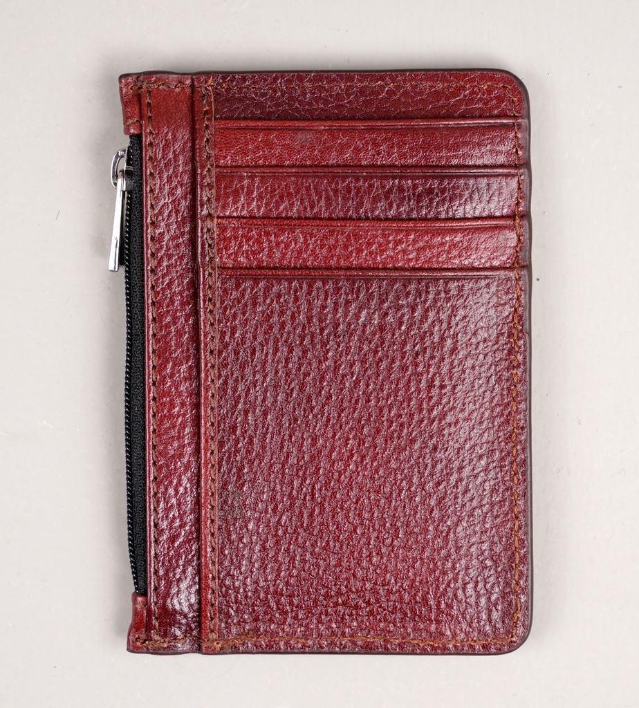 Crocodile Men's Zipper Card Wallet