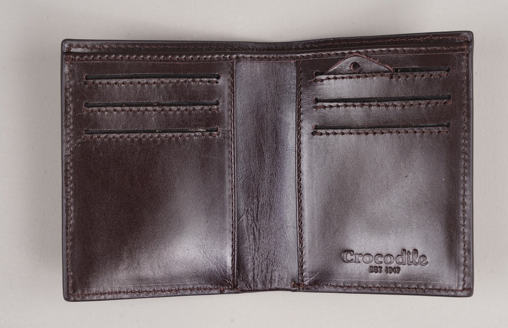 Crocodile Men's Leather Short Wallet