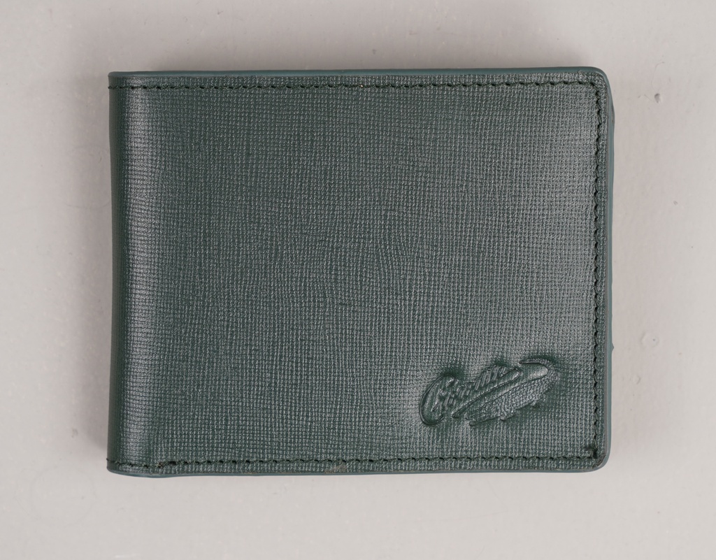 Crocodile Men's Saffiano Leather Slim Bifold Wallet