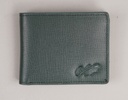 Crocodile Men's Saffiano Leather Slim Bifold Wallet