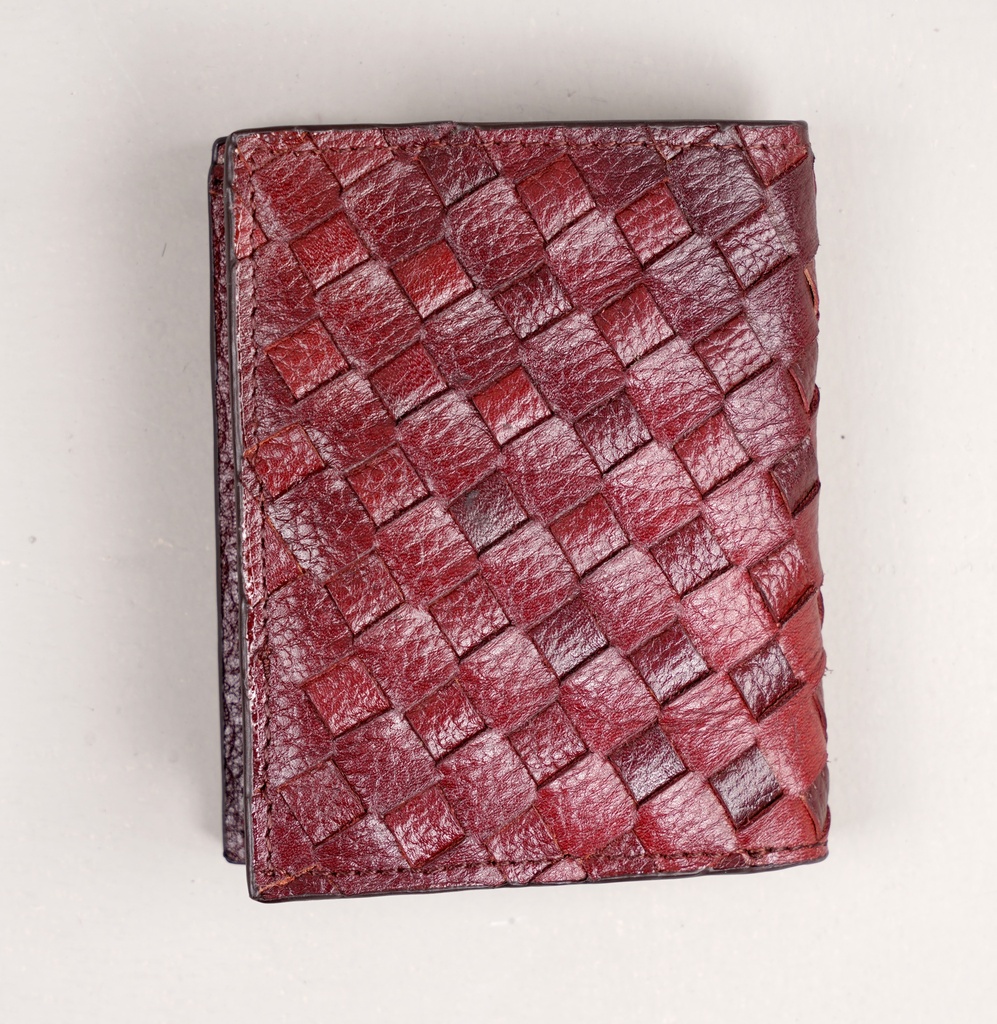 Crocodile Men's Braided Short wallet