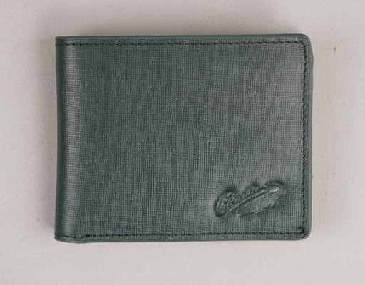 [Saffiano Slim Bifold Wallet] Crocodile Men's Saffiano Leather Slim Bifold Wallet